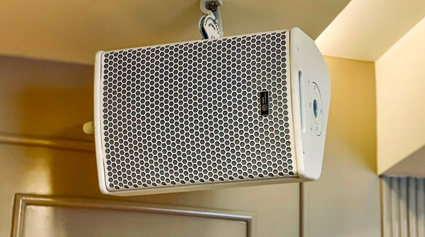 Narendra Modi Stadium Alpha Acoustics audio system installation view